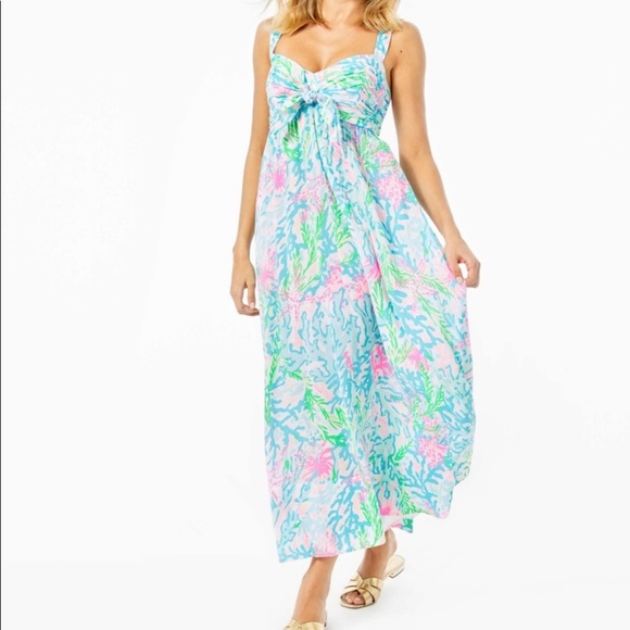 SOLD Lilly Pulitzer Sabrinah Midi Dress 6 - Picture 4 of 6